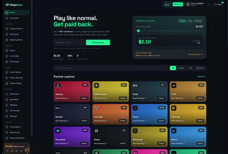 Deposit Cashback explained step by step